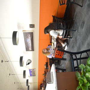 Warm and inviting dining area with traditional decor.