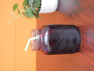 Refreshing jamaica (hibiscus) agua fresca